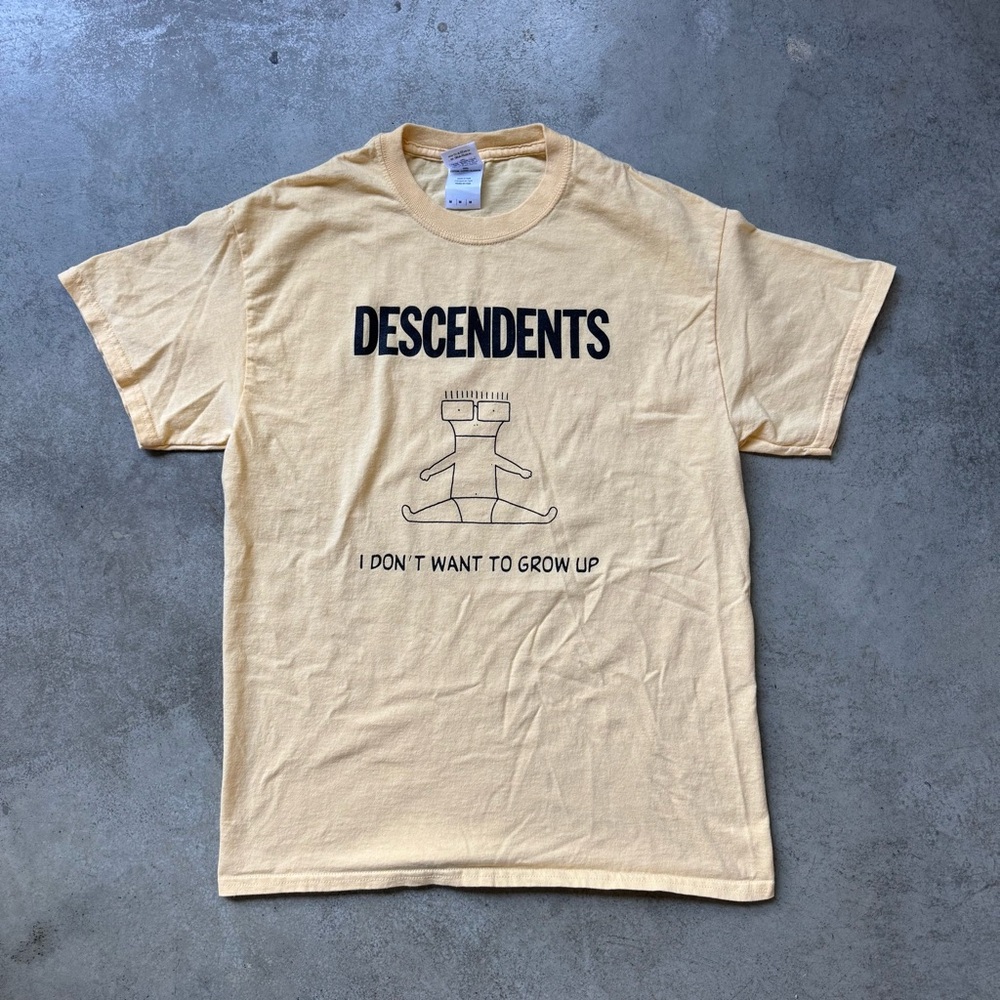 Descendents Graphic T-Shirt Medium I DON’T WANNA GROW UP